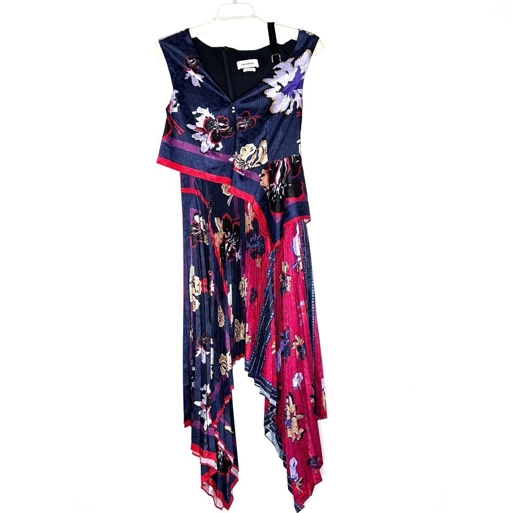 YIGAL AZROUËL Pleated Handkerchief
Dress In Midnight Mixed 6 - Picture 5 of 11